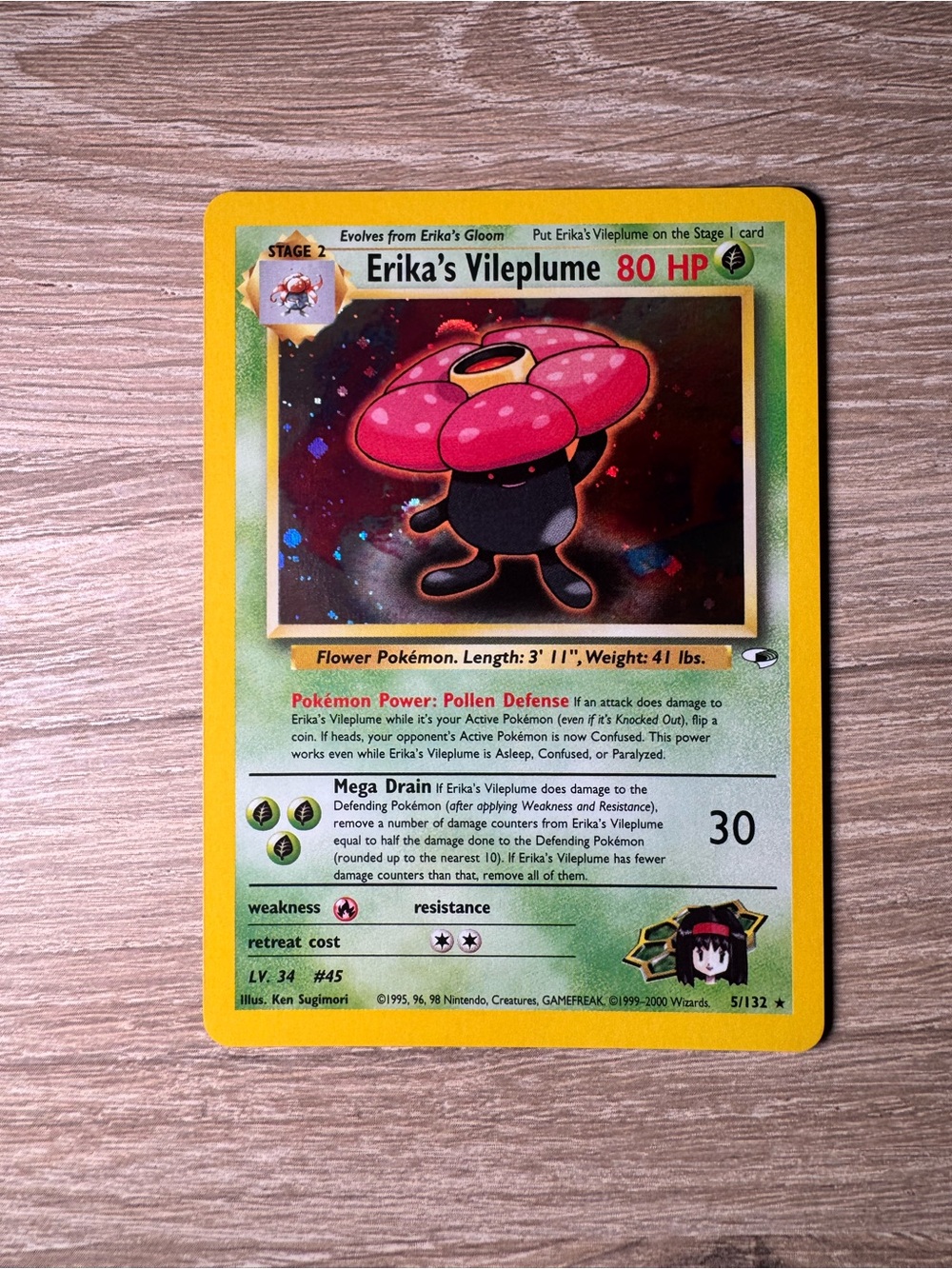 Erika's Vileplume #5/Pokemon Gym Heroes